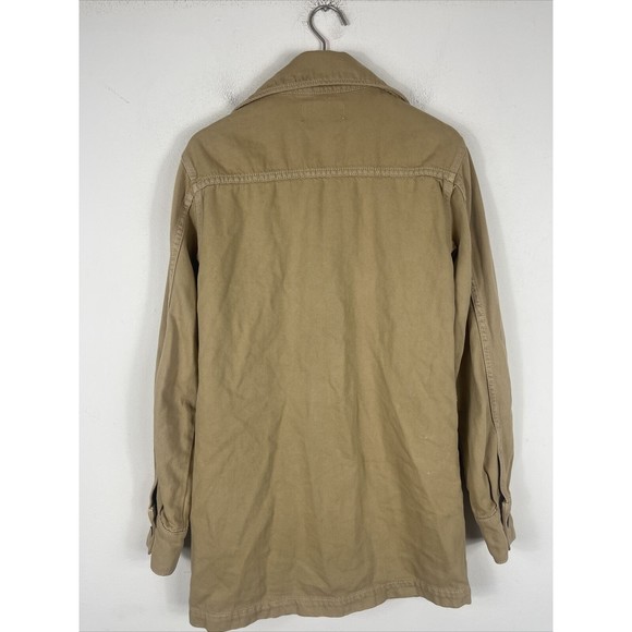 Reformation Jeans  Women’s Dylan Jacket Wash Wheat Size XS (Missing belt) - Picture 6 of 9